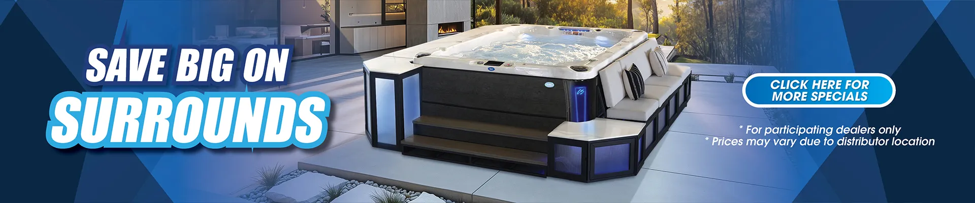Calspas hot tub being used in a family setting - Cumberland