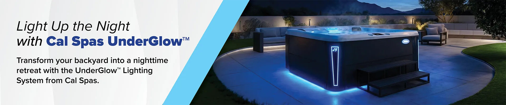 Calspas hot tub being used in a family setting - Cumberland